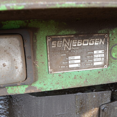 Sennebogen Model 821M Diesel Powered Material Handling Machine