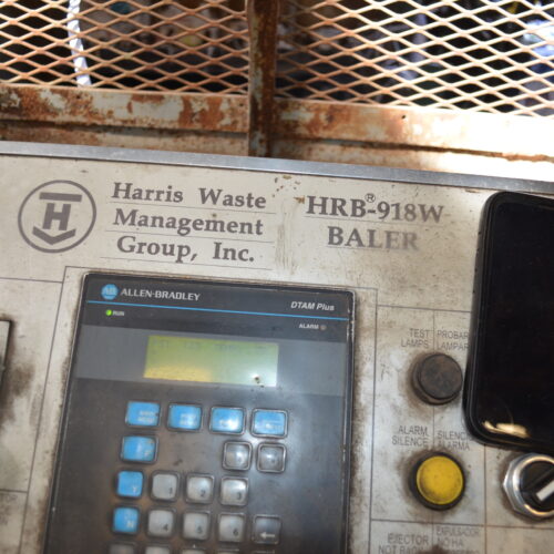 Harris Waste Management Group Model HRB918WBR Horizontal 2-Ram Hydraulic Baler