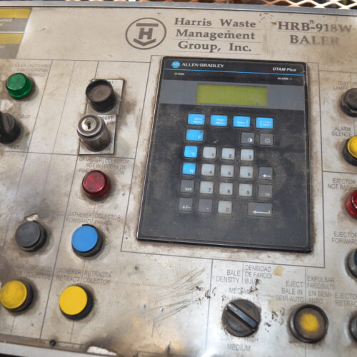 Harris Waste Management Group Model HRB918WBR Horizontal 2-Ram Hydraulic Baler