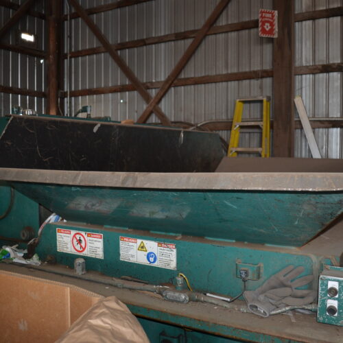 Harris Waste Management Group Barracuda Horizontal Hydraulic Closed Door Baler with 54 Inch Wide Feed Hopper