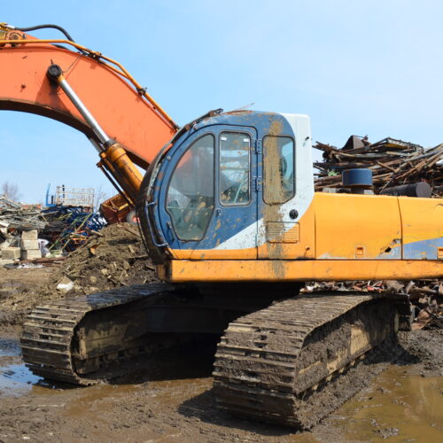 Samsung Model SE350 Diesel Powered Hydraulic Crawler Excavator