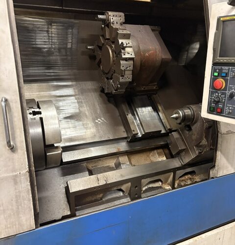 Daewoo Model Puma 400B CNC Turning Center Heavy Duty Lathe with 12‑Station Turret